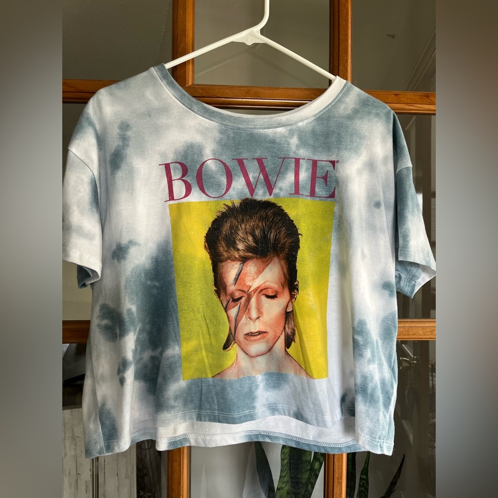 Bowie cropped tshirt